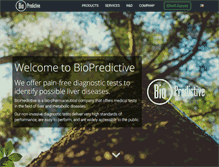 Tablet Screenshot of biopredictive.com