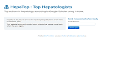 Desktop Screenshot of hepatop.biopredictive.com